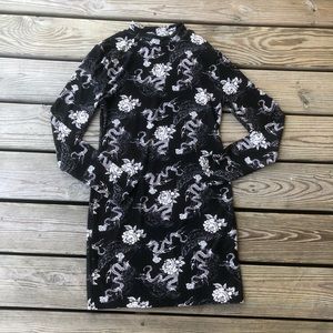 Medium dragon print rue 21 bodycon dress